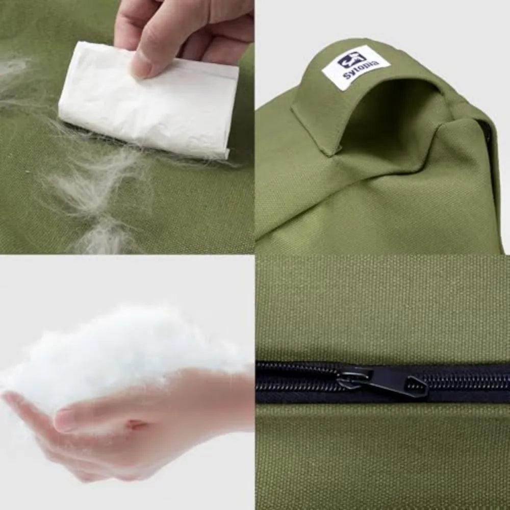 Waterproof Indestructible Canvas Dog Bed With Cover
