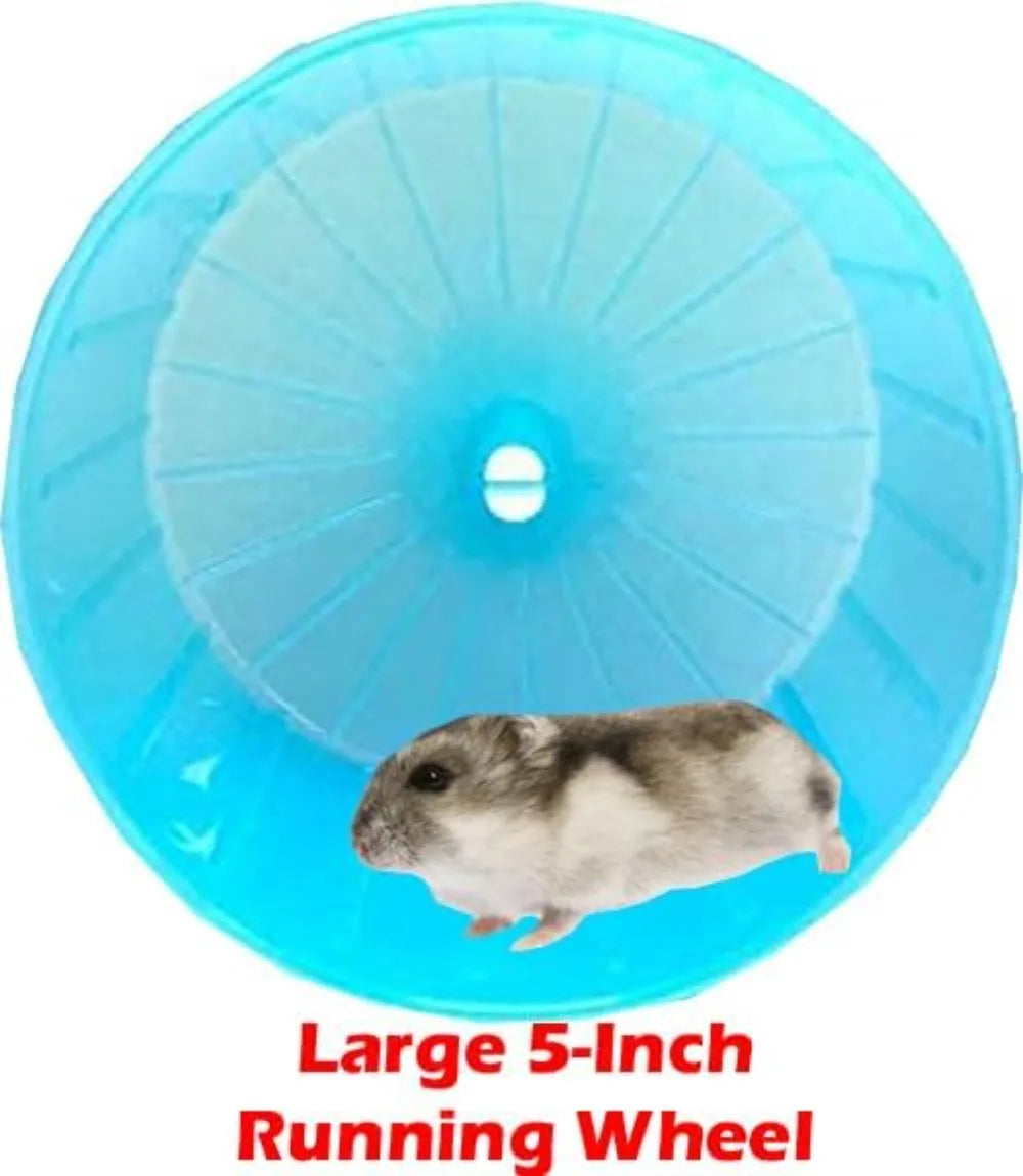 Multilevel Hamster Cage With Complete Accessory Kit For Small Pets