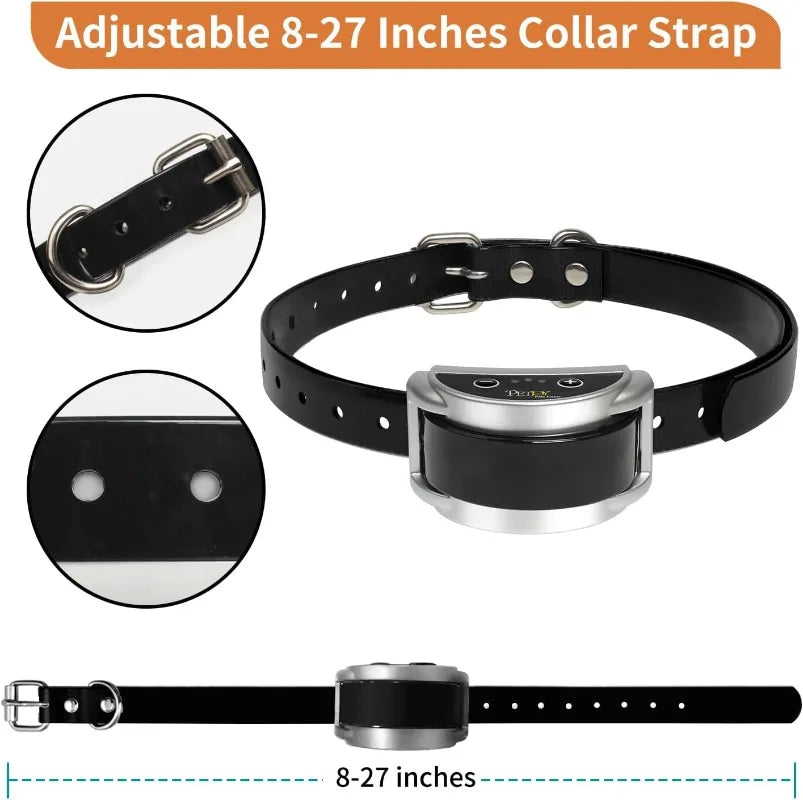 PaiPaitek Automatic Anti Barking Dog Collar with Waterproof Bark Control