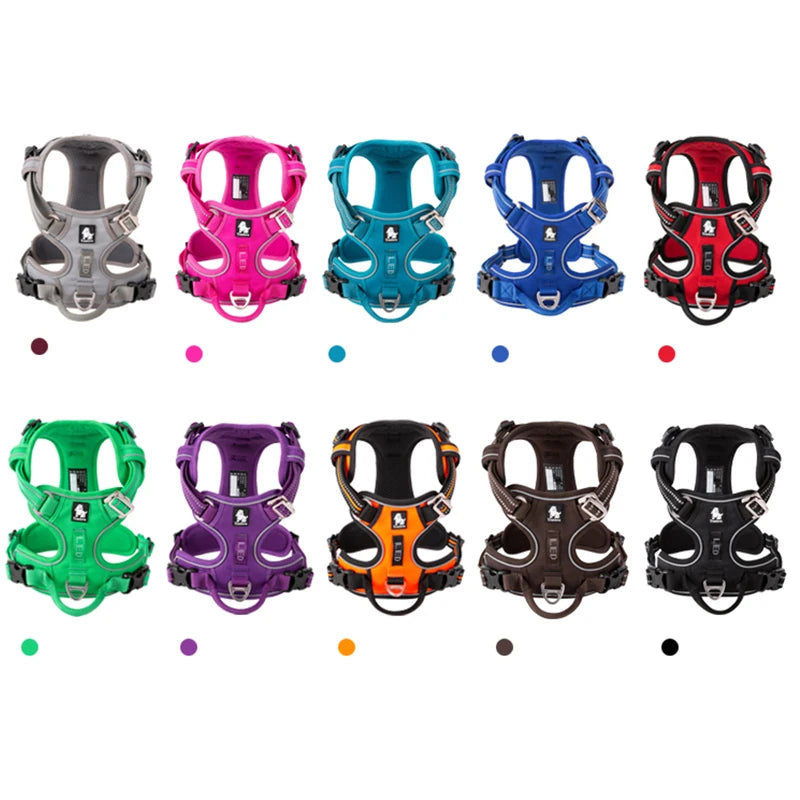 Winhyepet Reflective Dog Training Vest With Nylon Padding