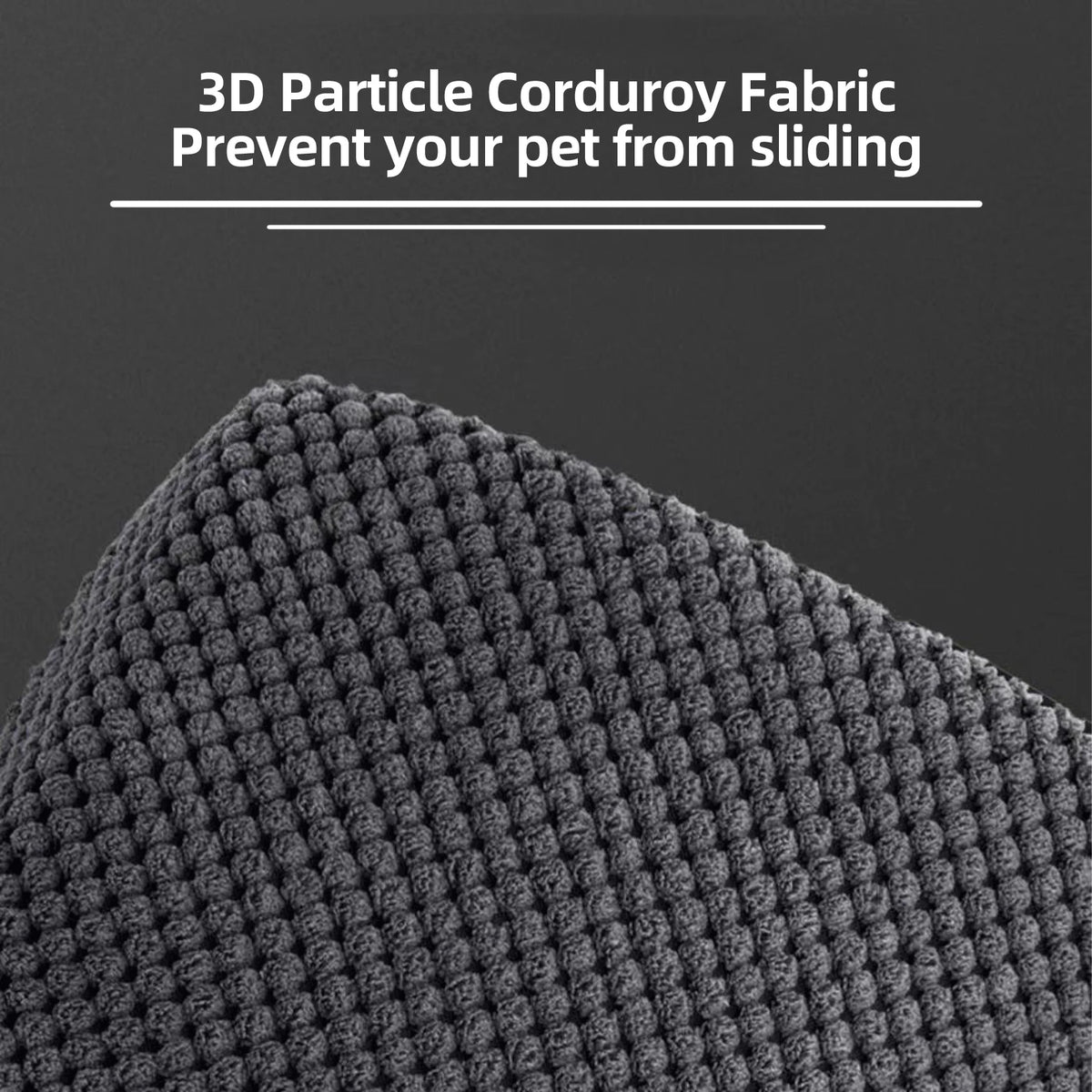 Portable Pet Stairs Featuring Removable Non Slip Cover