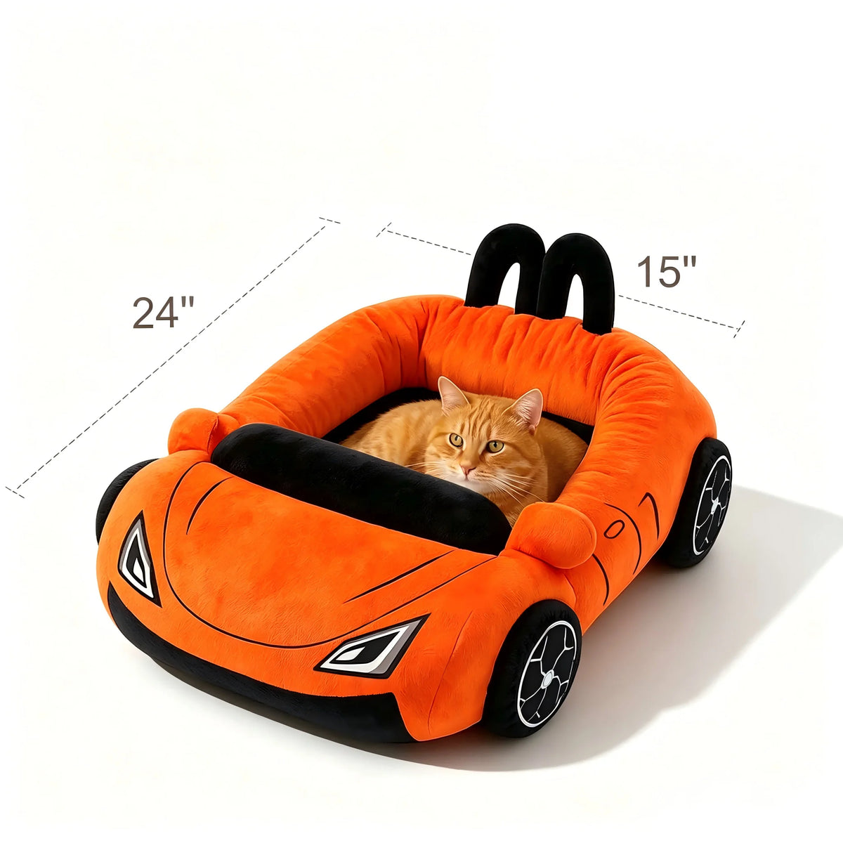 CWV Supercar Design Soft Coral Fleece Pet Sleeping Bed
