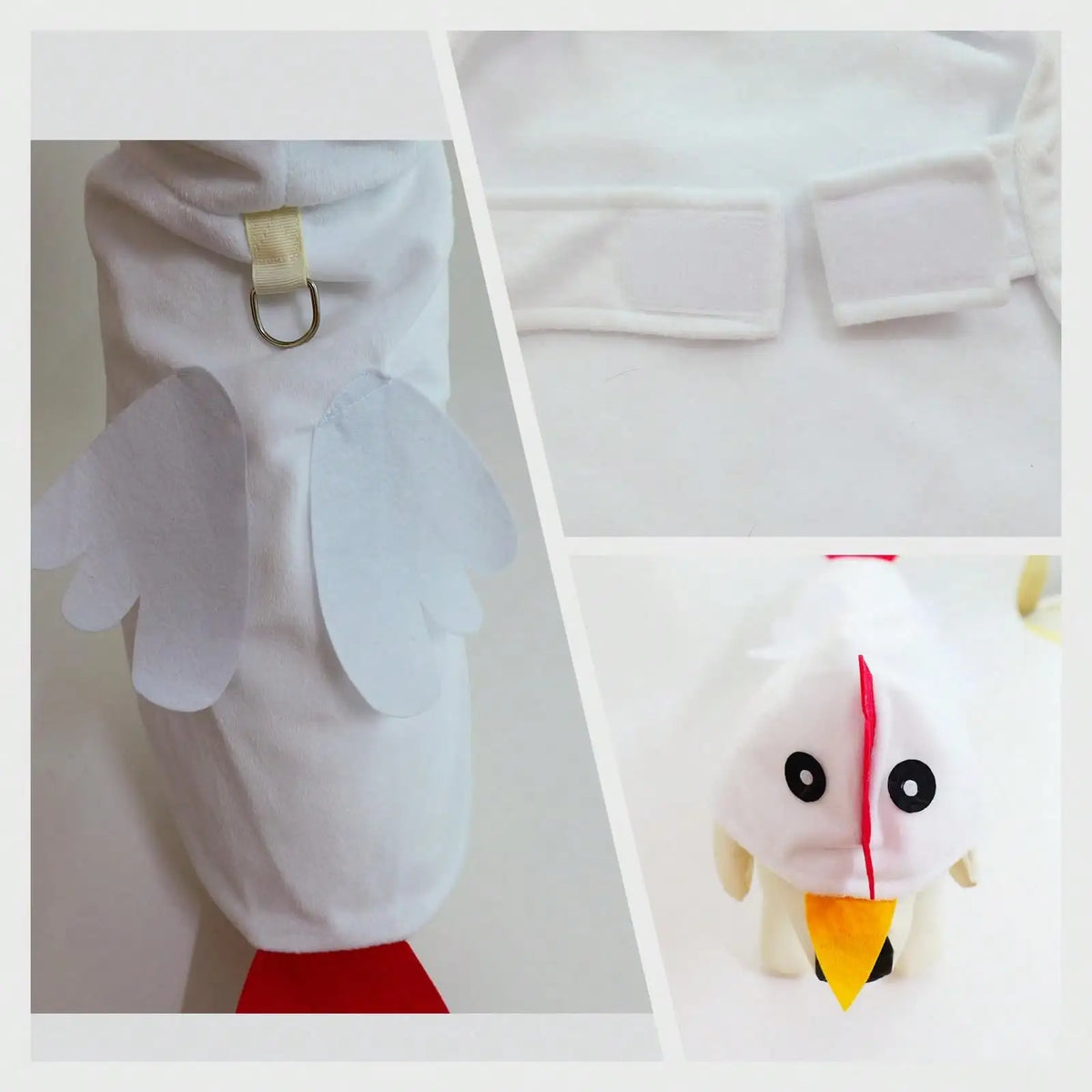 Dog Chicken Halloween Costume for Pet Party and Cosplay