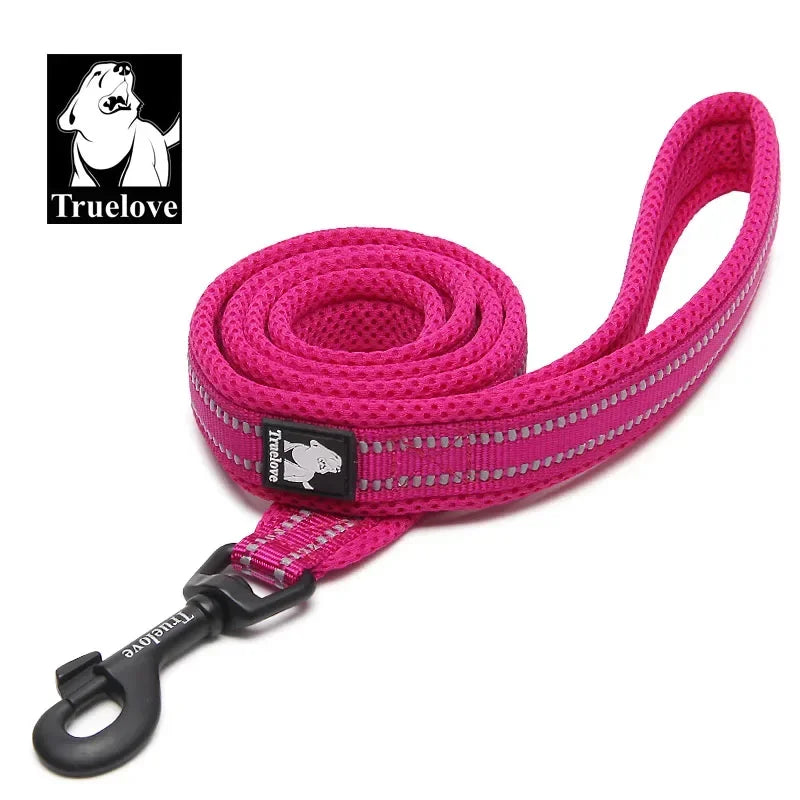 Truelove Soft Padded Reflective Nylon Mesh Dog Leash