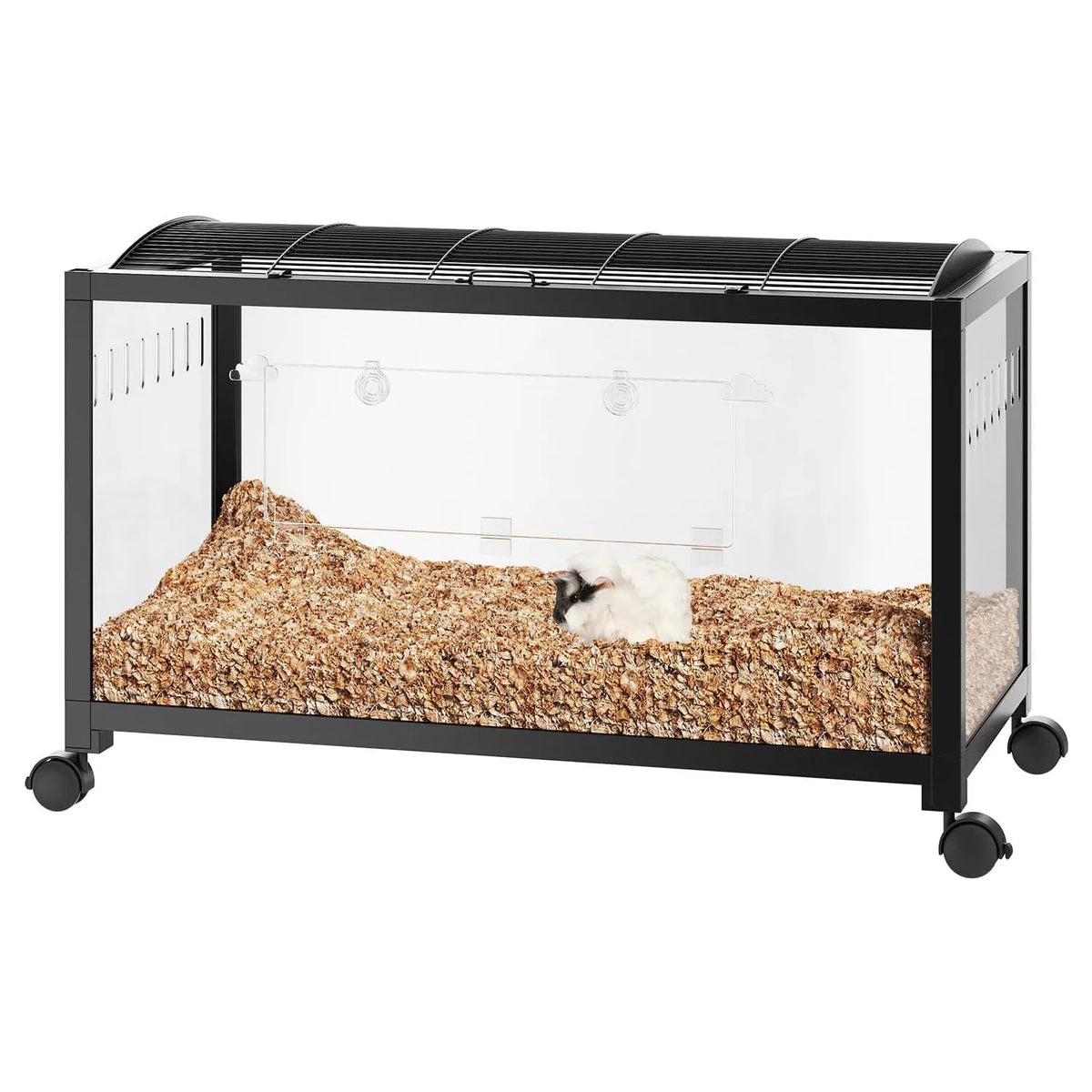HiMiss 3 Tier Hamster Cage With Running Wheel And Ramp