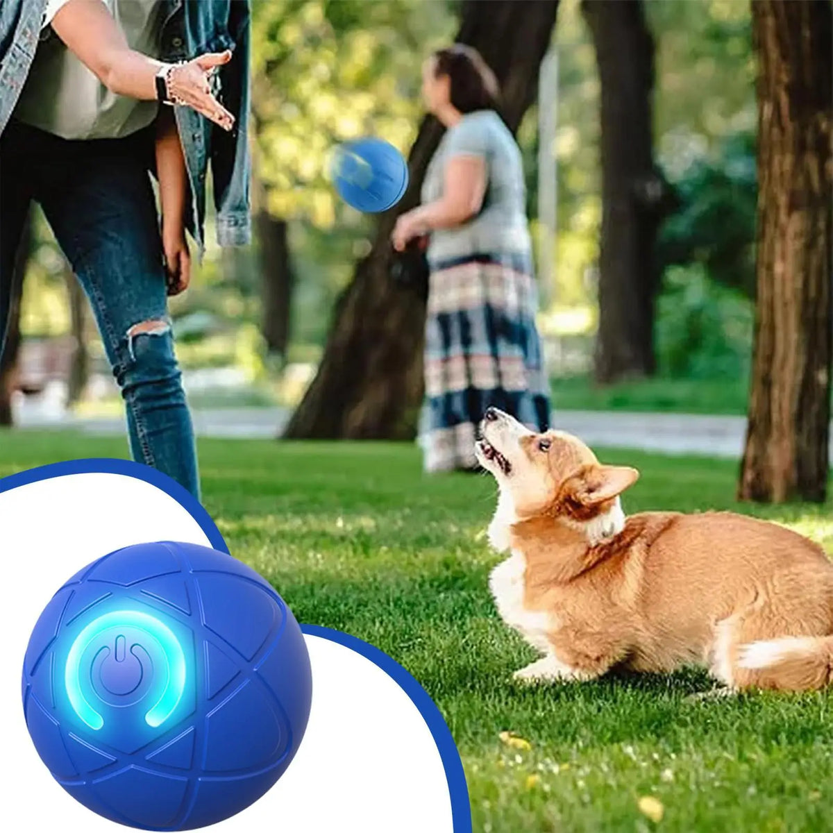 Interactive Self Moving Dog Ball Toy For Aggressive Chewers