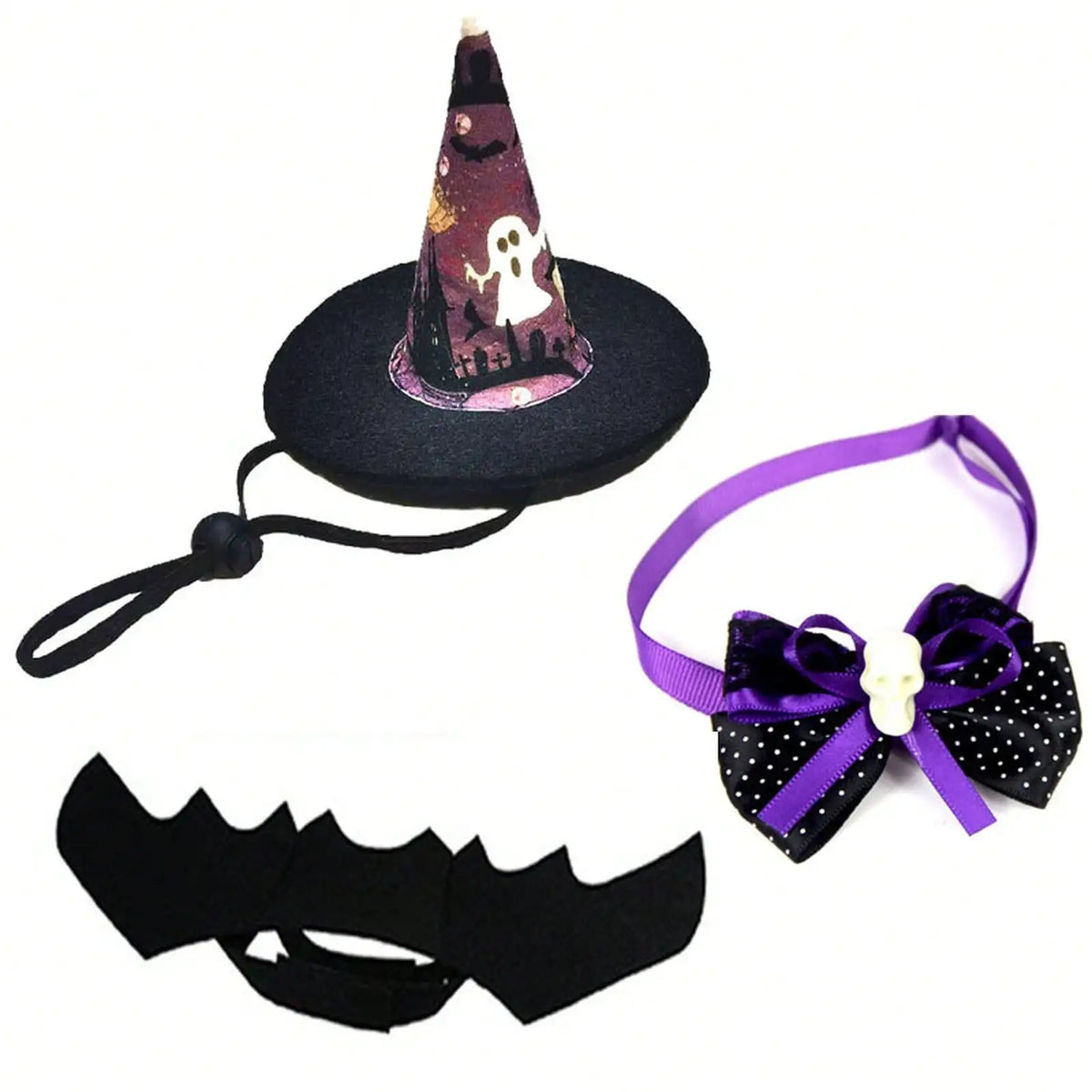 Halloween Pet Costume and Accessory Set for a Fun Transformation