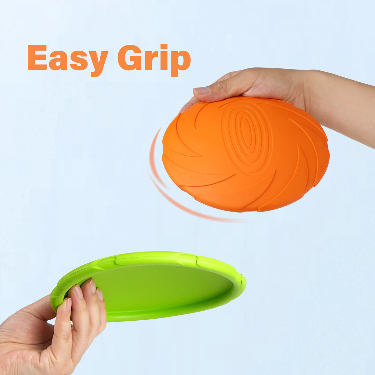 Durable Rubber Dog Flying Disc for Water and Beach Play