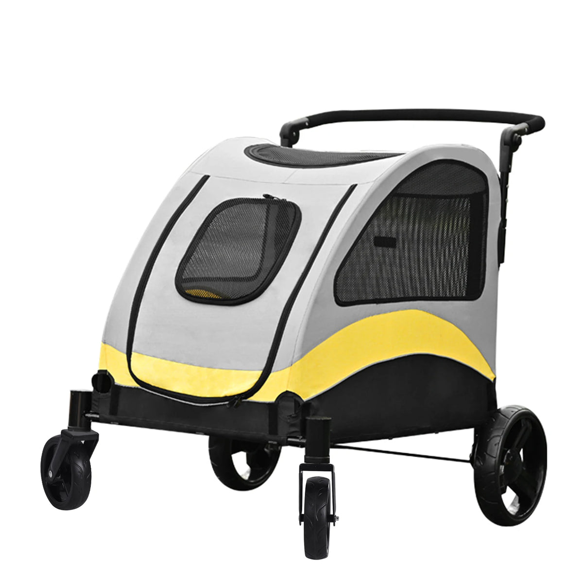 Foldable Breathable Pet Stroller For Dogs And Cats Travel Carrier