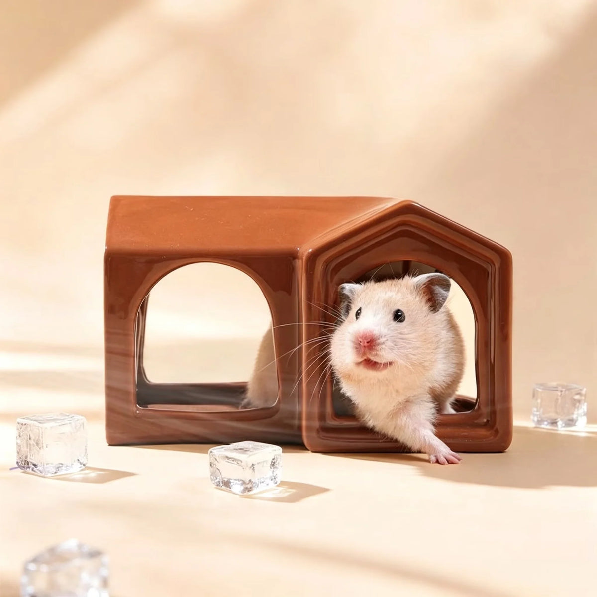 Ceramic Small Pet House For Hamsters Rabbits And Chinchillas