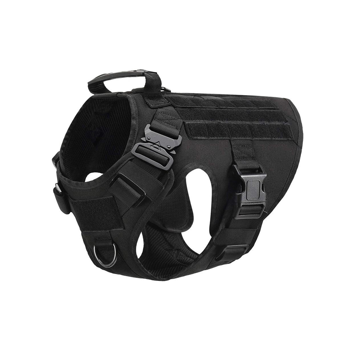 Petavel Tactical Dog Harness With Molle Pockets For Training
