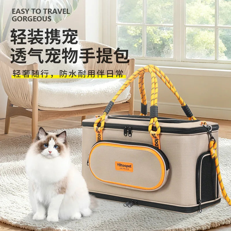 Pawledge Breathable Water Resistant Convertible Pet Carrier Tote for Pets