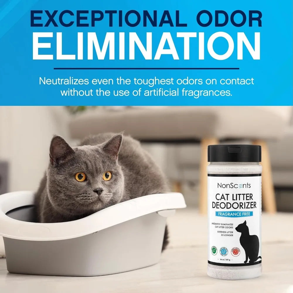 Professional Strength Odor Neutralizer for Cat Litter Fragrance Free