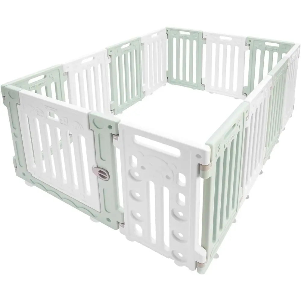 Foldable 12 Panel HDPE Dog Playpen For Pets And Puppies
