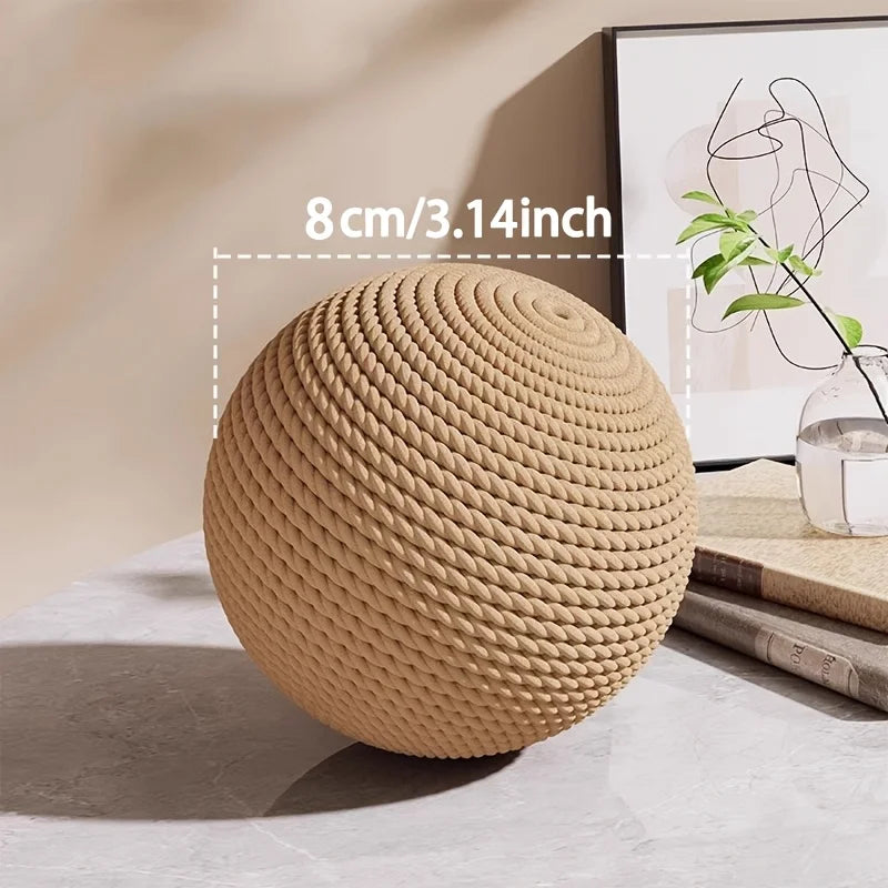 Large Sisal Cat Ball Toy Interactive Scratcher And Teeth Cleaner