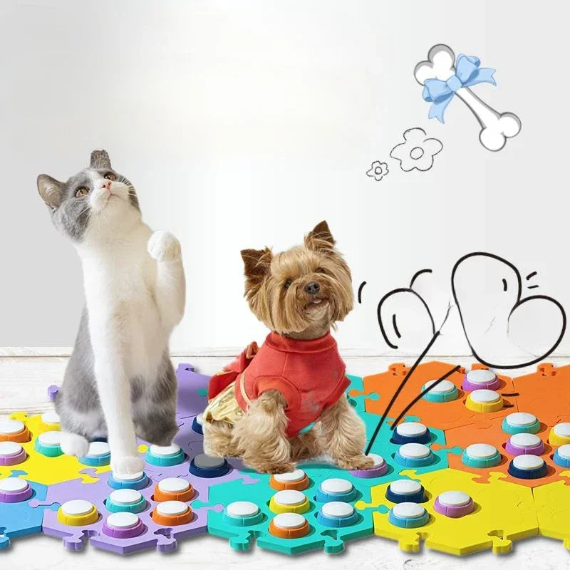 Dog Talk Button Pet Communication Training Voice Recorder Clicker