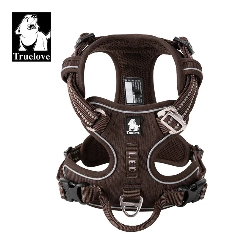 TrueLove Adjustable Reflective Nylon Breakaway Dog Harness