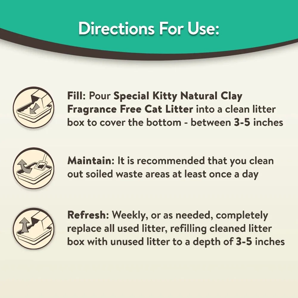 Special Kitty Scoopable Clumping Cat Litter Fresh Scent 20lb
