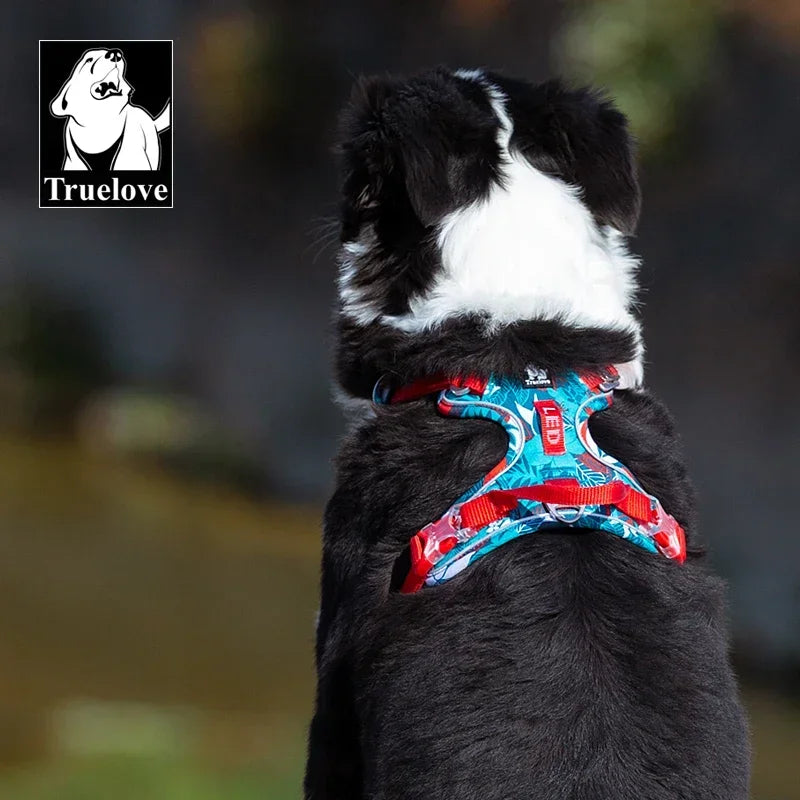 TrueLove Adjustable Reflective Nylon Breakaway Dog Harness
