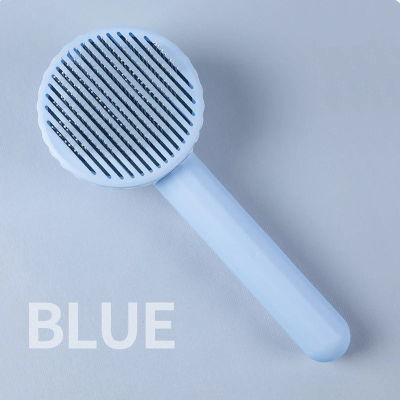 Self Cleaning Pet Hair Removal Comb For Cats And Dogs
