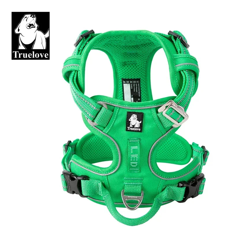 TrueLove Adjustable Reflective Nylon Breakaway Dog Harness