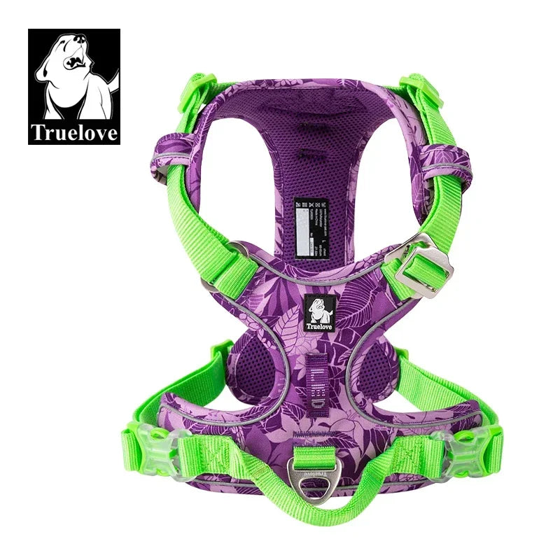 TrueLove Adjustable Reflective Nylon Breakaway Dog Harness