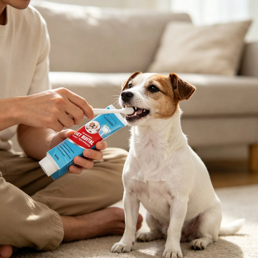 YEGBONG Pet Toothpaste For Dogs Cats Fresh Breath Oral Care