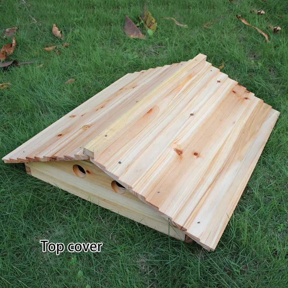 Modern Fir Wood Beehive Featuring Seven Auto Super Frames