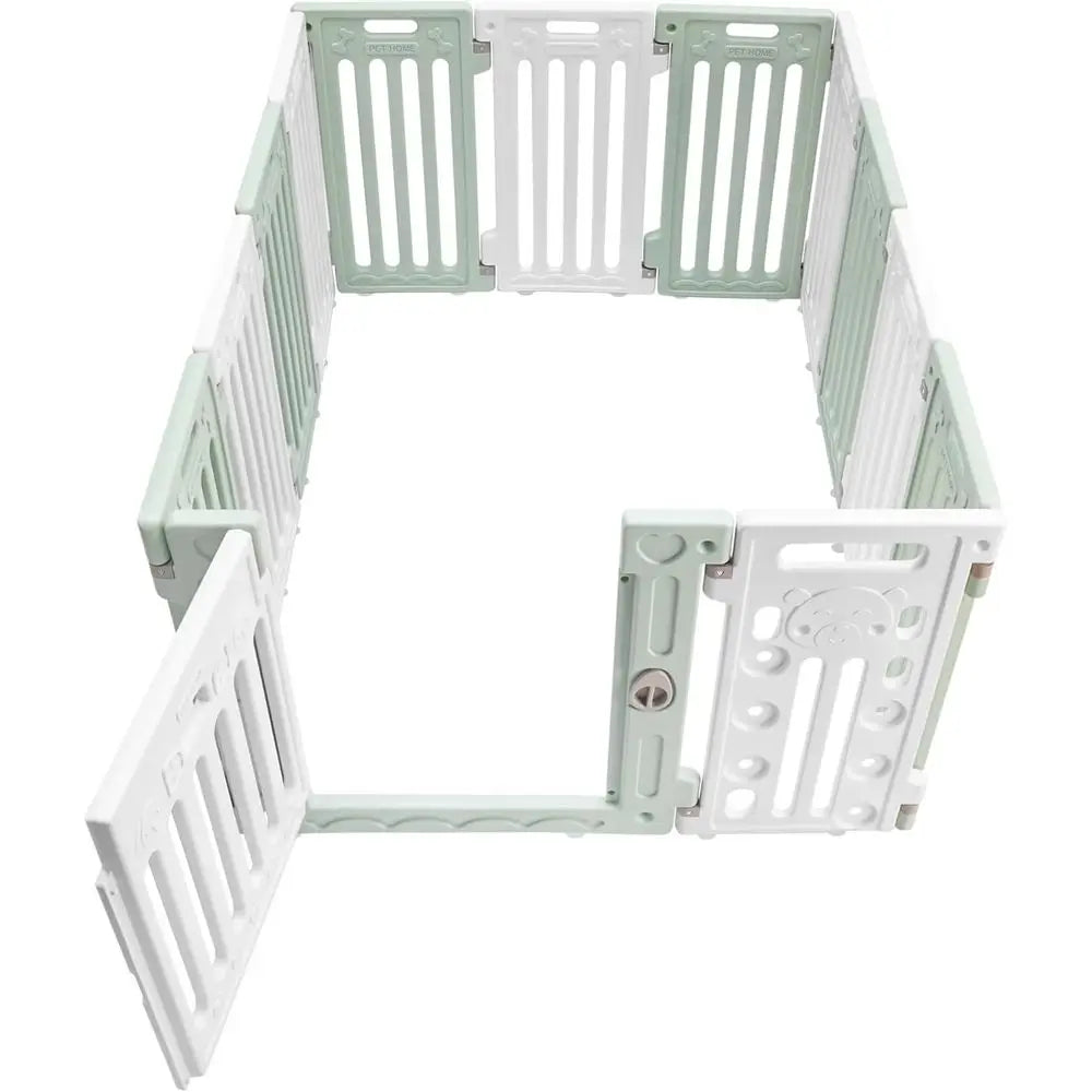 Foldable 12 Panel HDPE Dog Playpen For Pets And Puppies