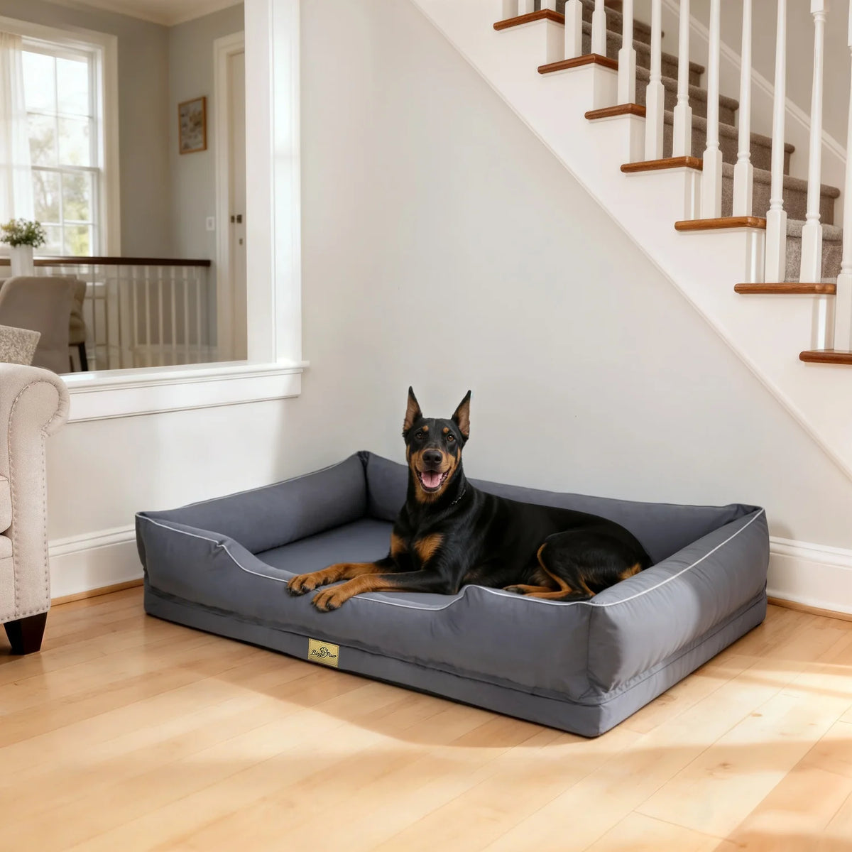 Bingopaw Orthopedic Dog Bed With Removable Foam Base Cover