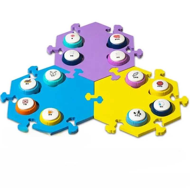 Dog Talk Button Pet Communication Training Voice Recorder Clicker
