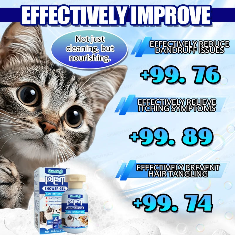 Waterless Dry Shampoo For Cats And Dogs Pet Grooming Foam