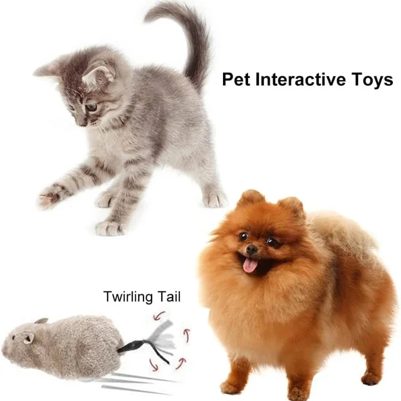 Automatic Battery Free Pet Tail Chaser Interactive Cat Dog Toy