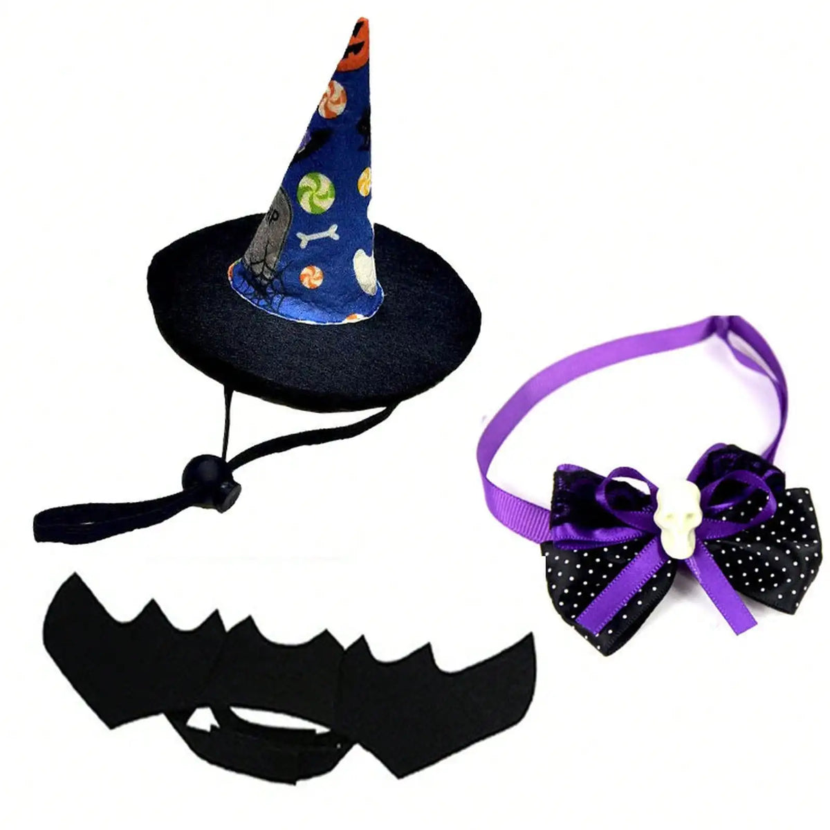 Halloween Pet Costume and Accessory Set for a Fun Transformation