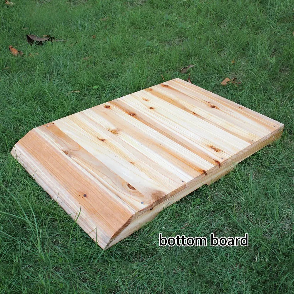 Modern Fir Wood Beehive Featuring Seven Auto Super Frames