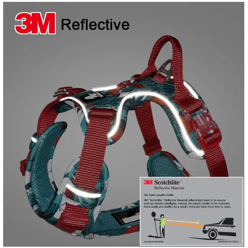 TrueLove Adjustable Reflective Nylon Breakaway Dog Harness