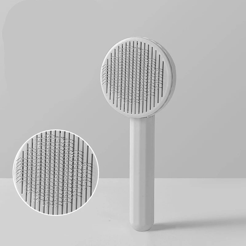 Self Cleaning Pet Hair Removal Comb For Cats And Dogs
