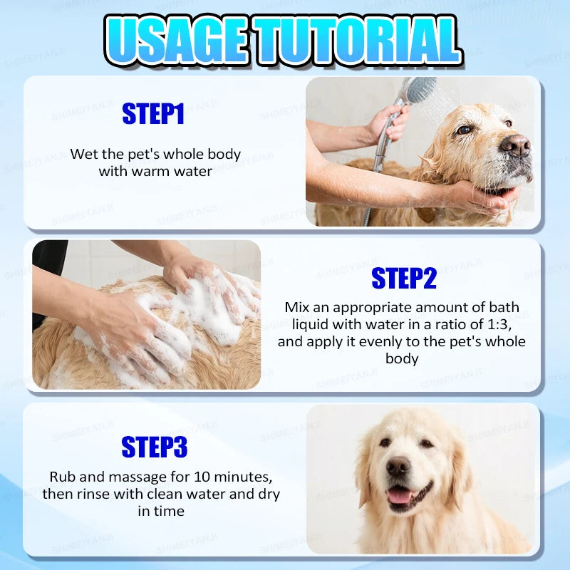 Waterless Dry Shampoo For Cats And Dogs Pet Grooming Foam