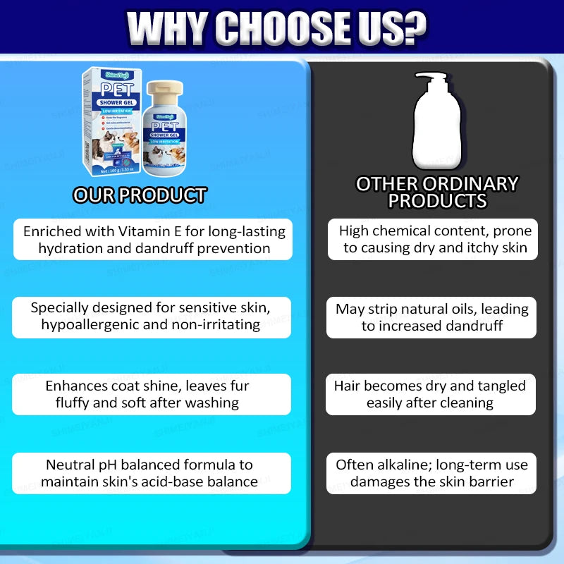 Waterless Dry Shampoo For Cats And Dogs Pet Grooming Foam