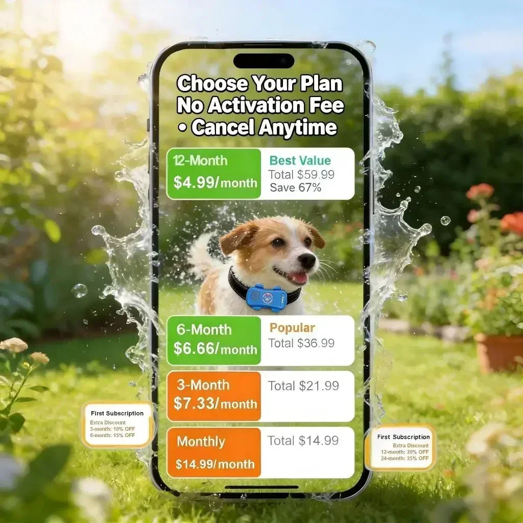 WANWAYTECH 4G GPS Pet Tracker Real Time Location Tracking