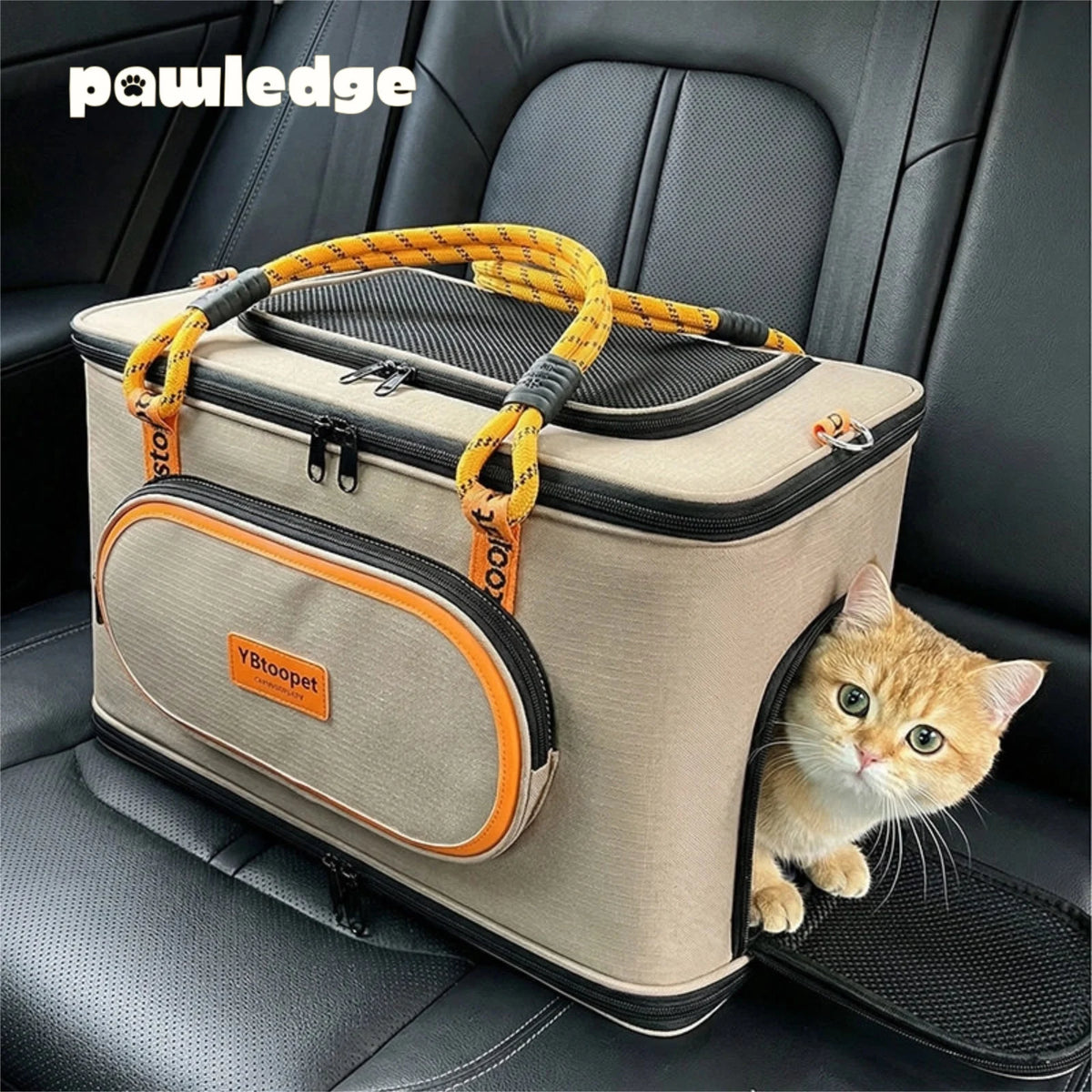Pawledge Breathable Water Resistant Convertible Pet Carrier Tote for Pets