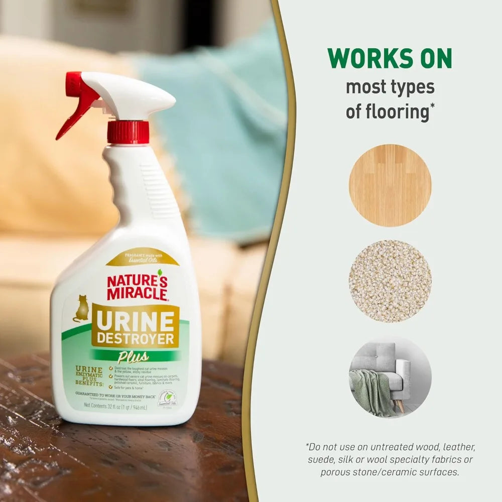 Advanced Enzymatic Formula For Removing Cat Urine Stains