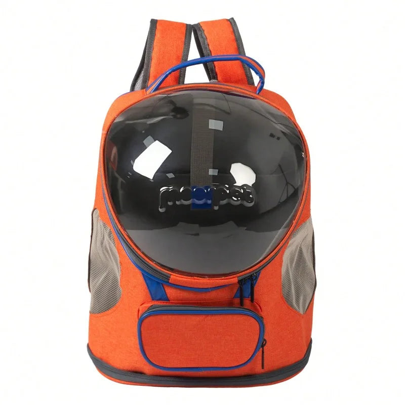 Foldable Breathable Pet Backpack Carrier For Cats And Dogs