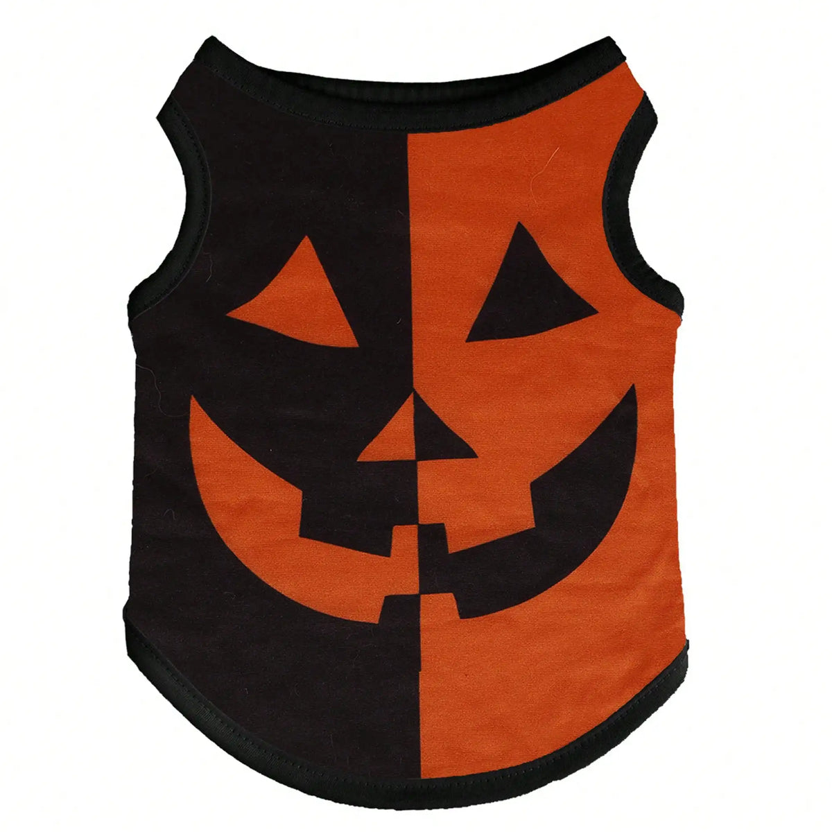 Funny Pumpkin Print Dog Shirt Holiday Festival Party Costume Apparel