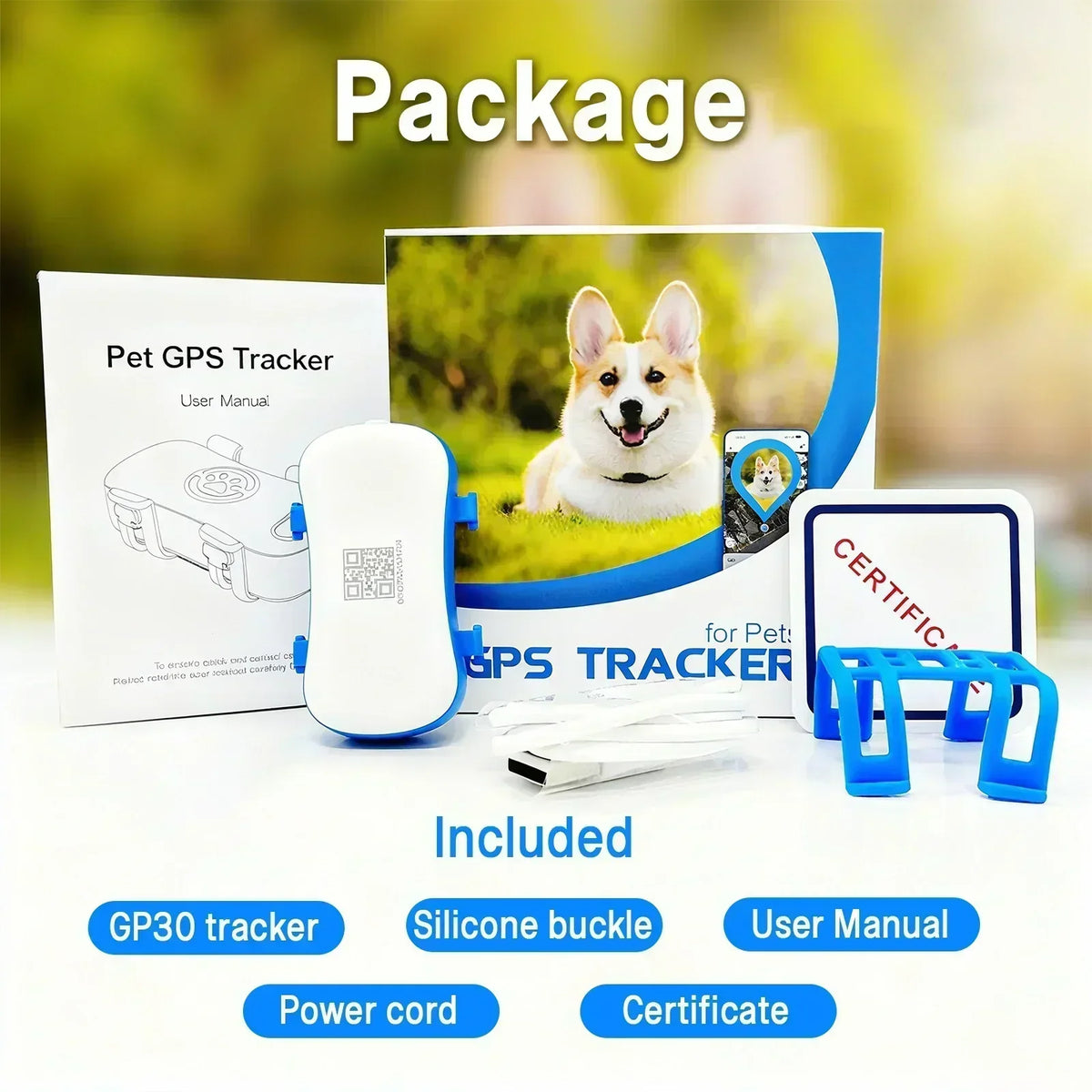 WANWAYTECH 4G GPS Pet Tracker Real Time Location Tracking