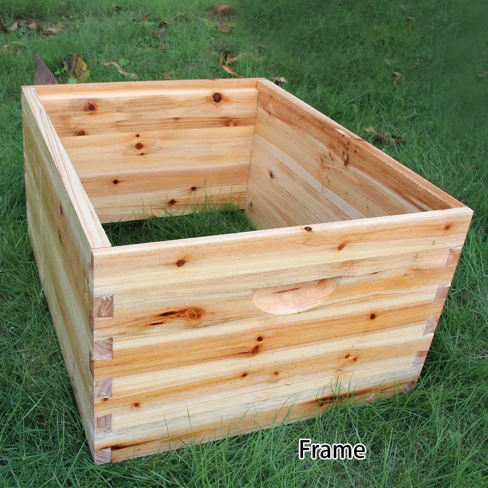 Modern Fir Wood Beehive Featuring Seven Auto Super Frames