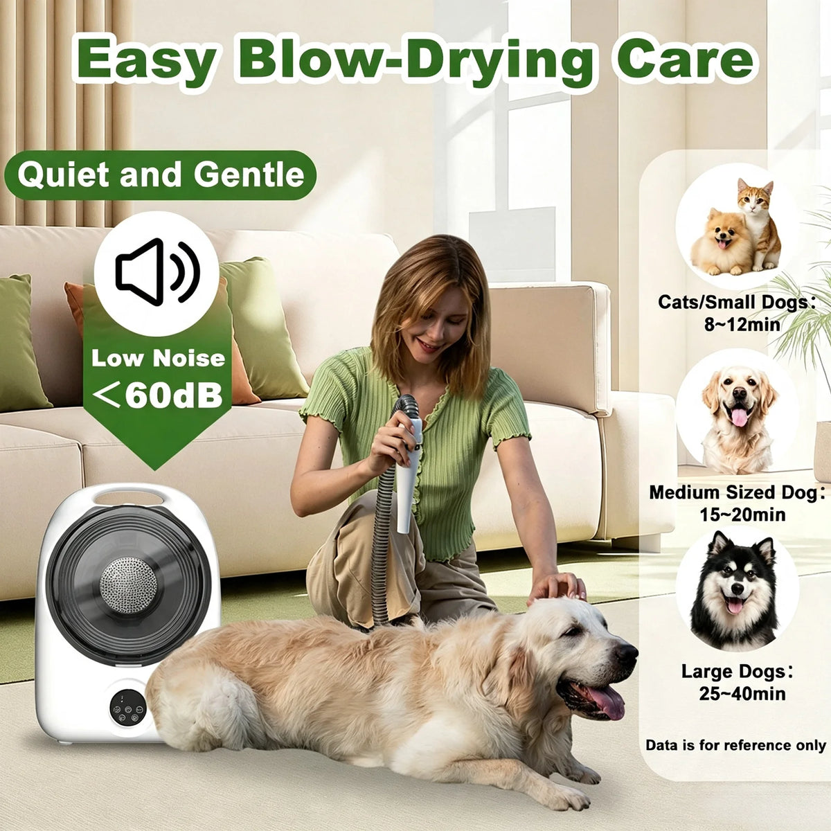 Professional 5 In 1 Pet Grooming Vacuum Dryer Trimmer Kit