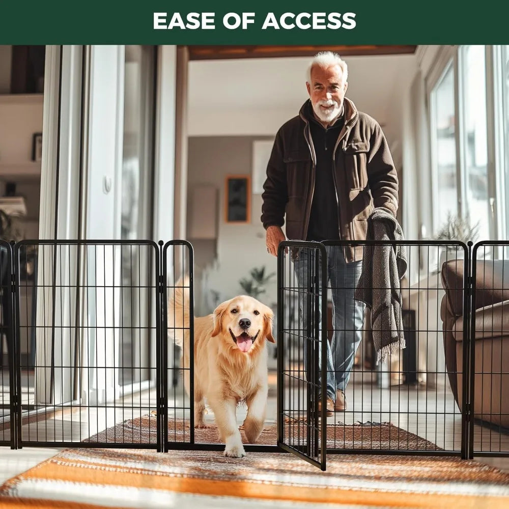 Indoor Dog Playpen With Connectors For Safe Stress Free Play