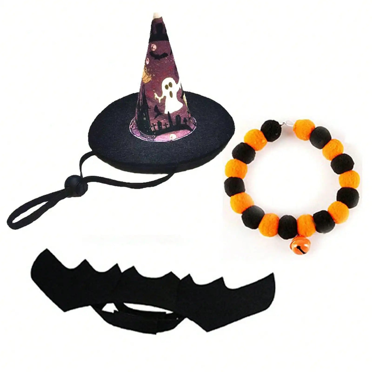 Halloween Pet Costume and Accessory Set for a Fun Transformation