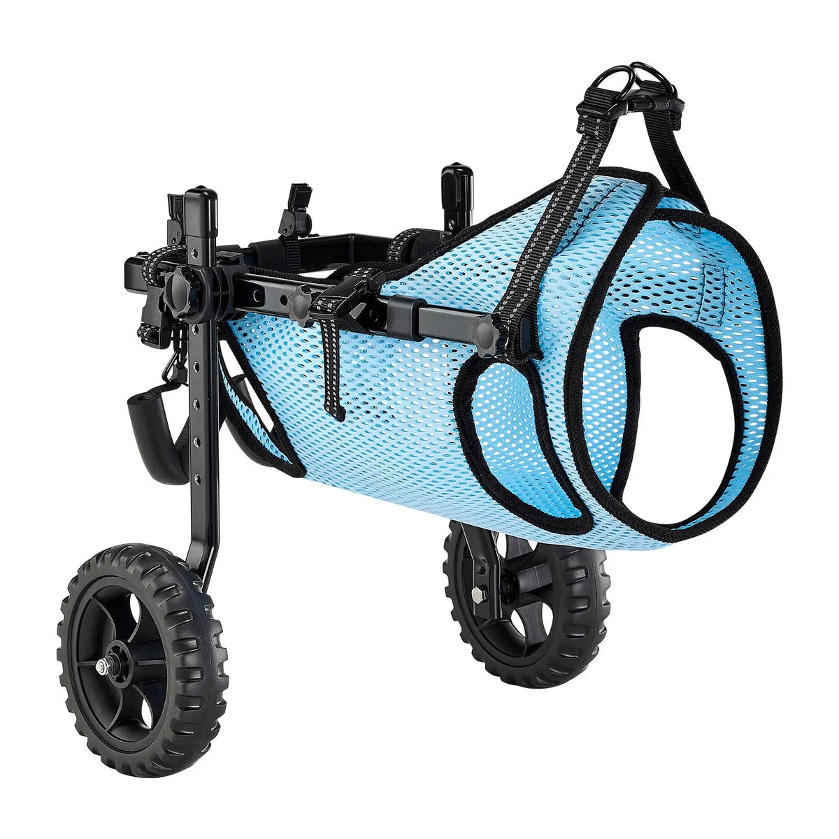 Adjustable Dog Wheelchair For Back Legs With Shock Absorbing Wheels